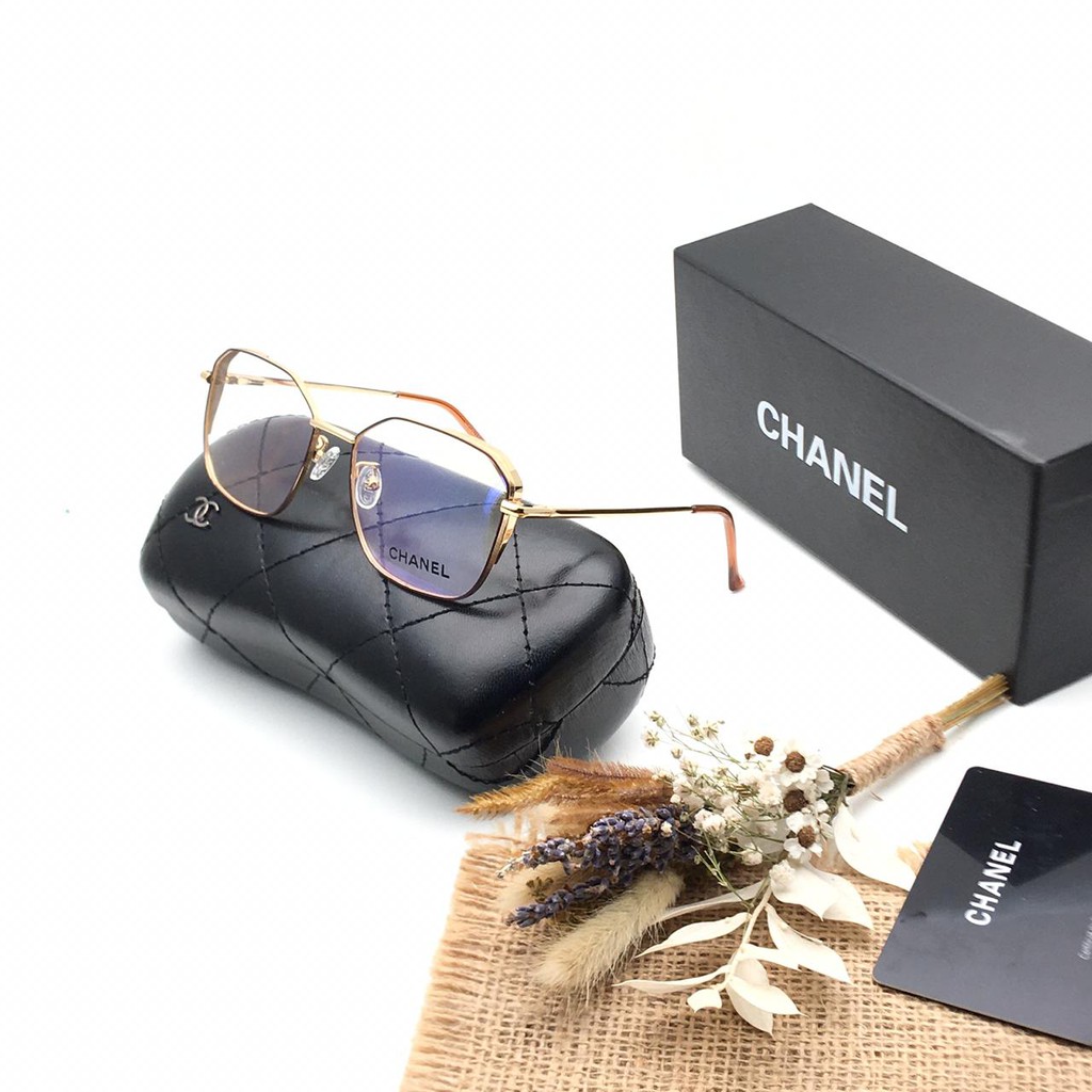 Frame Kacamata Hitam Wanita Fashion Chanel 90287 Super Free Cairan Pembersih - Cod - Grosir
