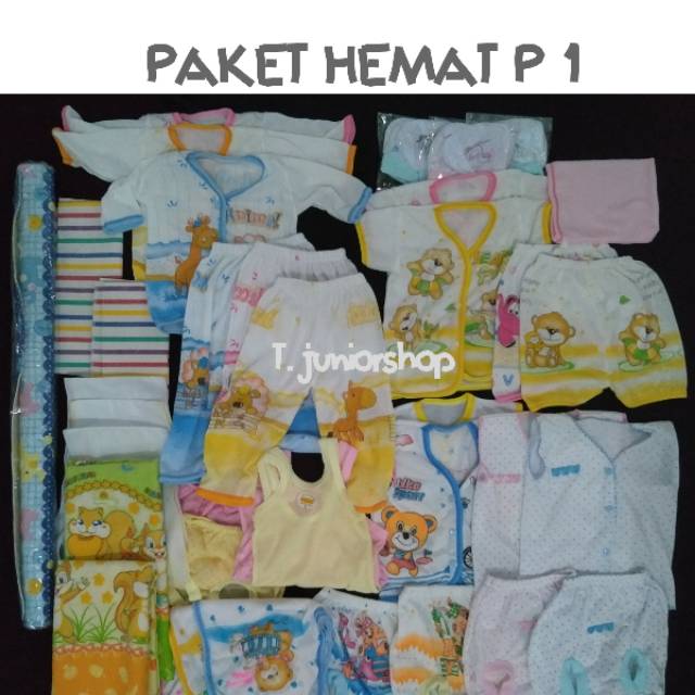 PERLENGKAPAN BAJU BAYI BARU LAHIR