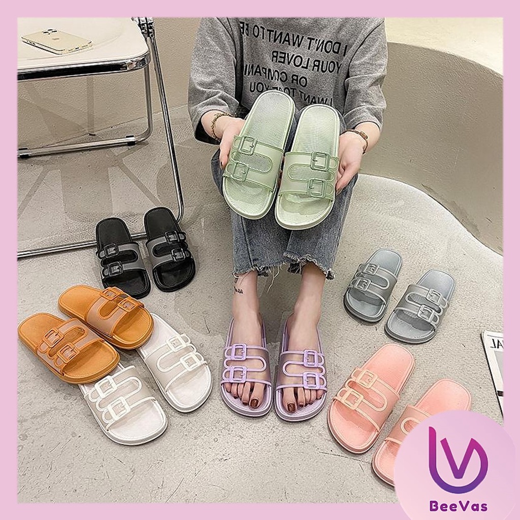 BV.ID SW673 SANDAL WANITA KARET JELLY BELANCE WANITA IMPORT SENDAL SLOP EVA EMPUK ANTI LICIN COD