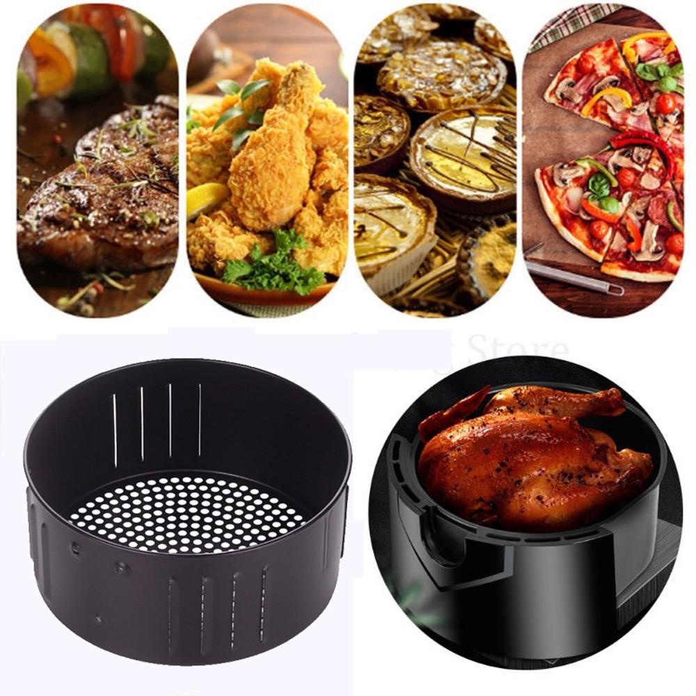NICKOLAS1 Air fryer Basket Pengganti Anti Lengket Air fryer Aksesoris Dapur Panggang Cuci Piring Aman Peralatan Dapur