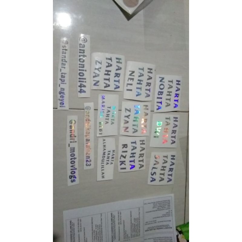 

bikin stiker hologram