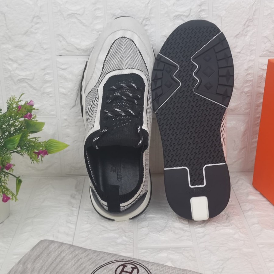 sepatu pria sneaker mirror quality brand top type lv 201464herme shoes men run away