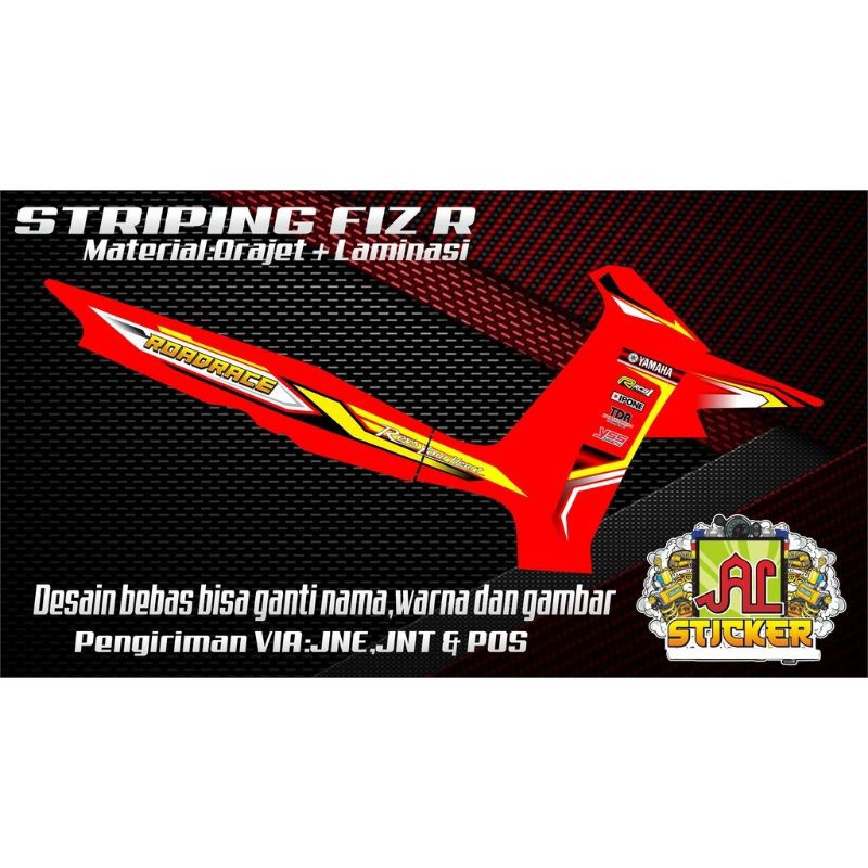 Striping satria fu Custom Road Race Model Terbaru (Pre Order)