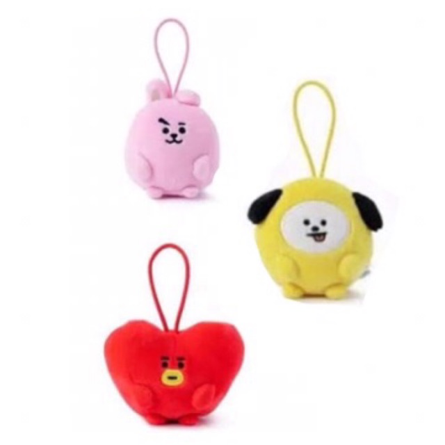 BT21 MINI PLUSH KEYCHAIN OFFICIAL