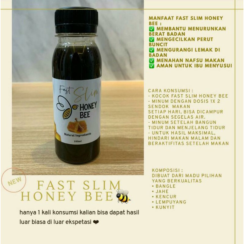 Fast Slim Honey Bee