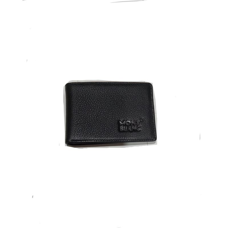 Dompet Kulit Asli Model Mini Slim Ukuran Kecil 8X10 CM Warna Hitam