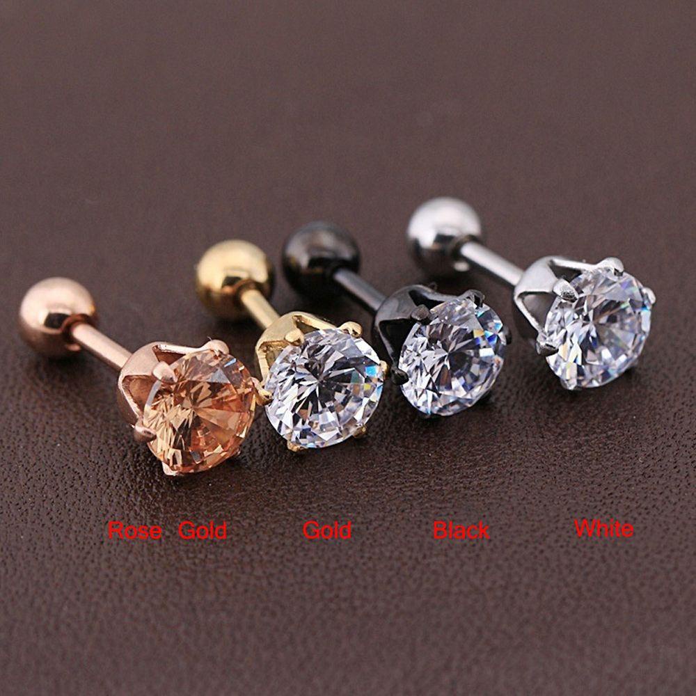 Top 1pcs Anting Unisex Wanita Cakar Empat Drop Titanium Steel