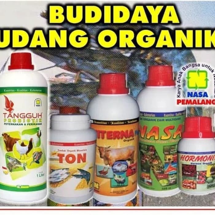 

PAKET BUDIDAYA UDANG ORGANIK NASA PLUS TANGGUH PROBIOTIK VITERNA TON