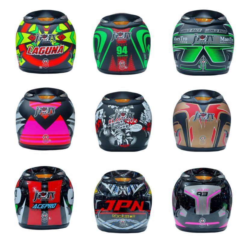 Helm Full Face Murah JPN Motif l