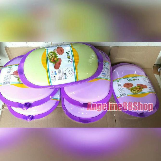 Promo Verona Wadah Saji / Tempat Sayur 7 Set Ungu / Violet Microwave Safe