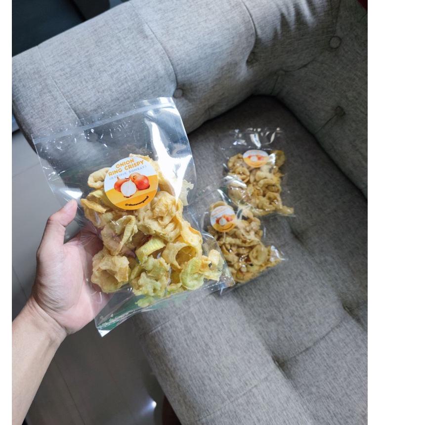 

[BiG PROMO] KERIPIK BAWANG BOMBAY CRISPY | ONION RING CRISPY | KERIPIK SAYUR BUAH PREMIUM ,,,