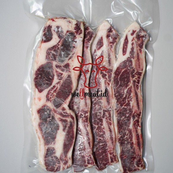 

PREMIUM Daging Sapi Galbi Kalbi BBQ Korea Short Ribs Iga Sapi Import US Grade Choice