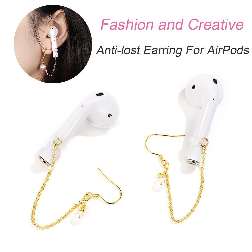 POPULAR Populer Anting Anti Rontok Aksesoris Earphone Holder Olahraga Kait Pas Aman Untuk Apple AirPods