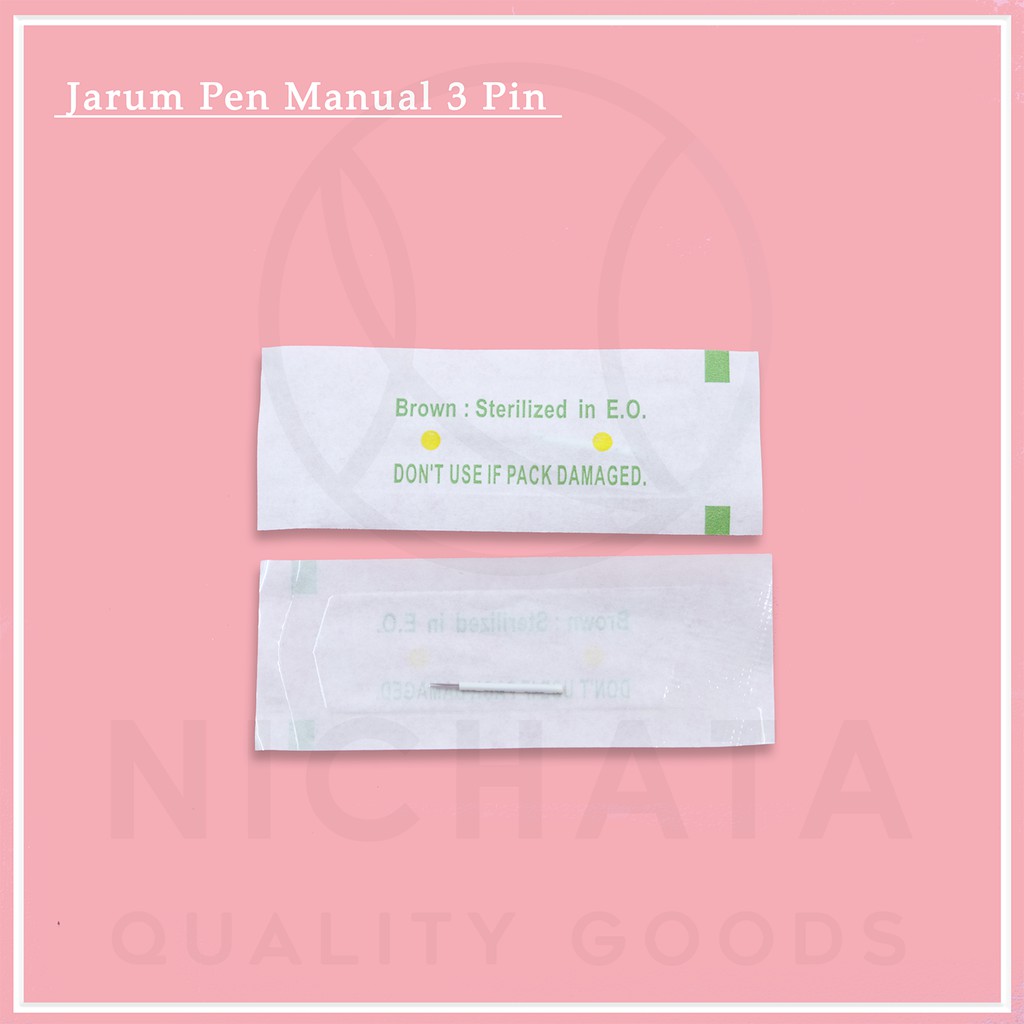 

Jarum Pen Manual / Blade 3 Pin / Sulam