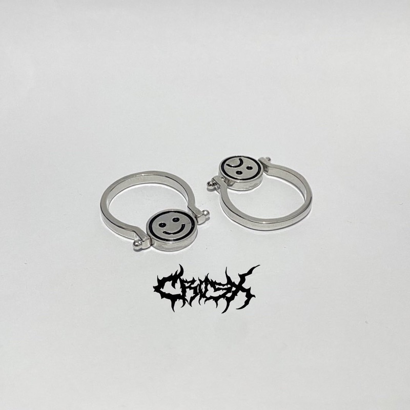 SMILE SAD RING / MOOD RING / CINCIN HAPPY SAD / COUPLE RING CINCIN COUPLE KOREAN STYLE RING CINCIN S
