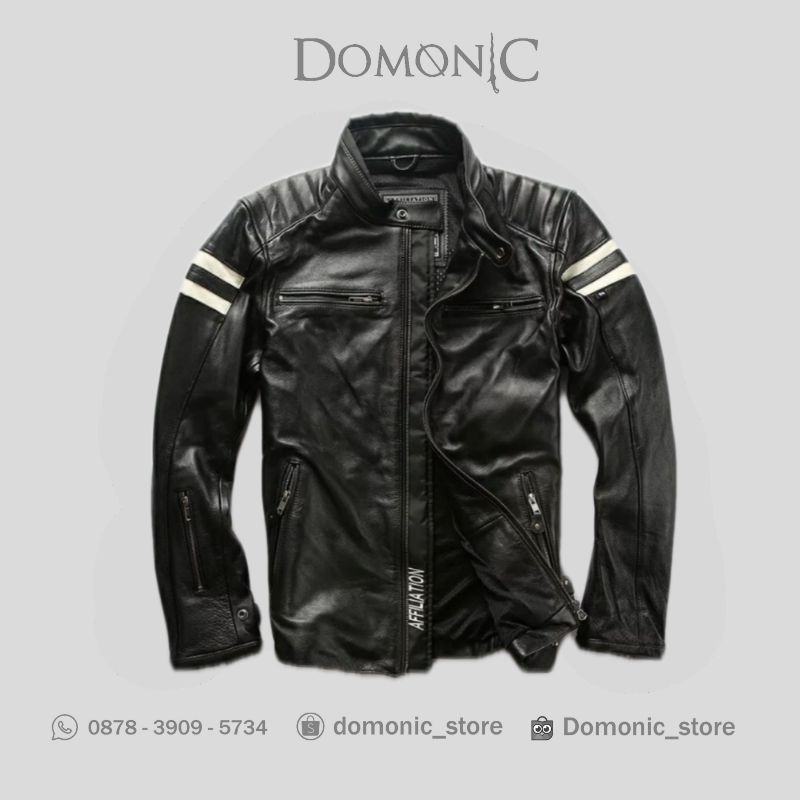 JAKET HARLEY DAVIDSON JAKET KULIT DOMBA JAKET MOTOR FASHION PRIA MENS LEATHER COWHIDE JAKET TOURING 