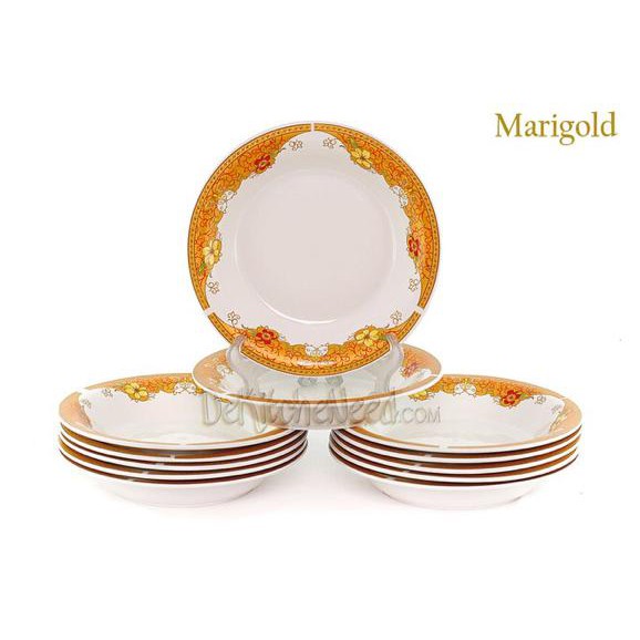LJD piring lontong / piring makan 9 inch Vicenza P131 (1 lusin)