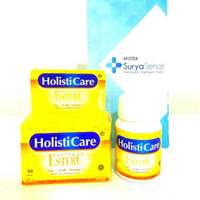 Holisticare Ester C Botol isi 30 tablet atau 90 tablet