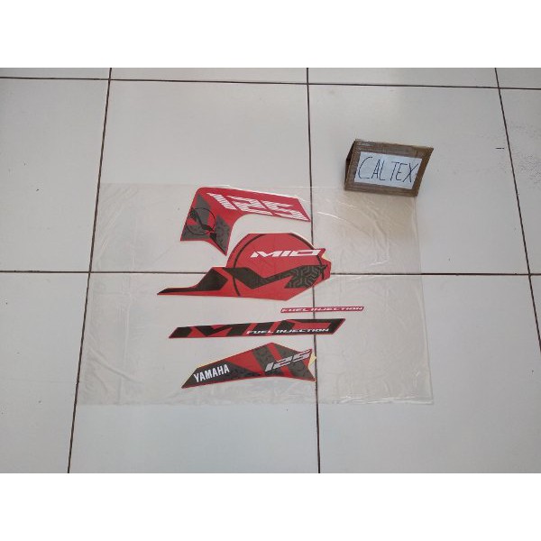 Striping Yamaha Mio m3 2014 2015 2016 Merah Original