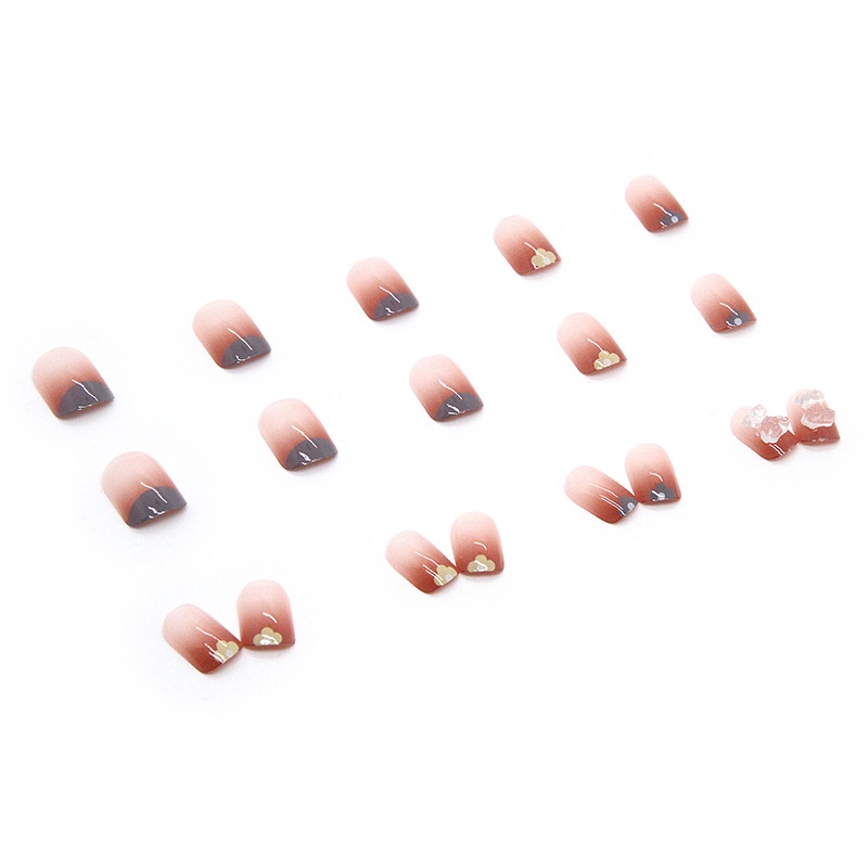 24pcs / Kotak Kuku Palsu Full Cover Z323 Untuk Dekorasi Nail Art