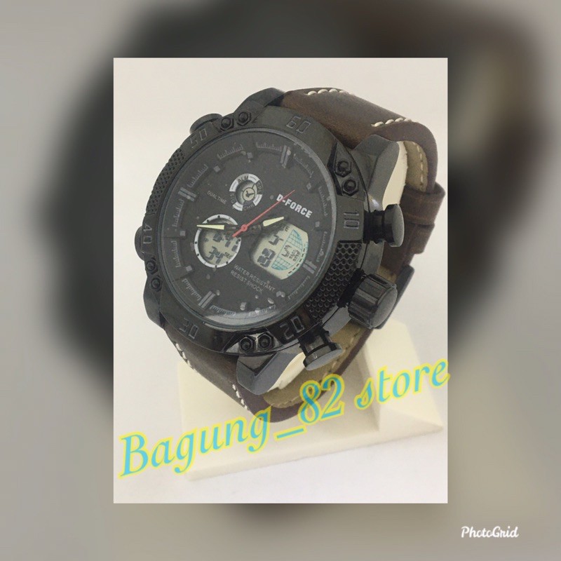 Jam Tangan Kulit Sport (D-Force 0007)