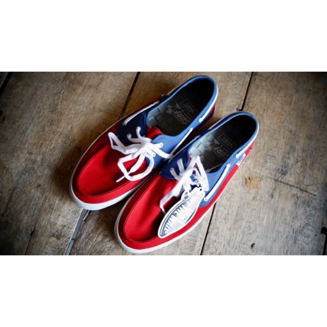 Vans Chauffeur STV Navy/Chili Pepper (Surf Siders)