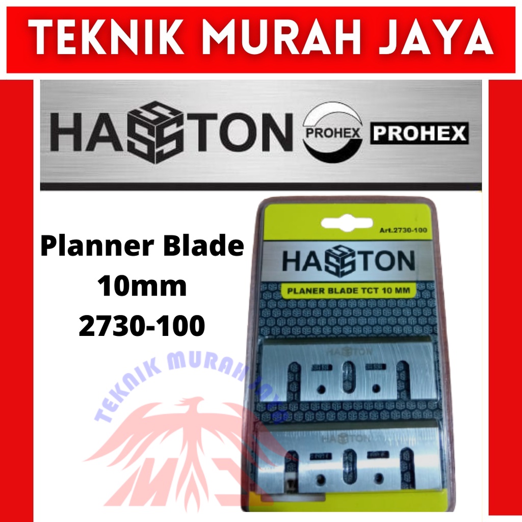 

Planner Blade TCT / Mata Pisau Planner Kayu 10 mm HASSTON 2730-100