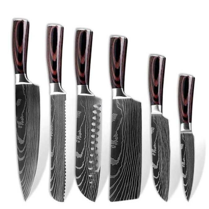 

Xituo Set Pisau Dapur Damascus Pattern Stainless Steel 6 Pcs - Dl6 Hildawatimore