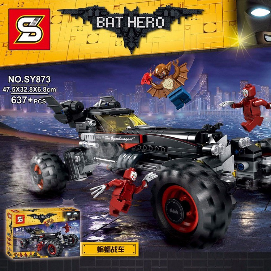  Lego  Mobil  Batman Movie 873 SY873 Bathero The Batman Speed 