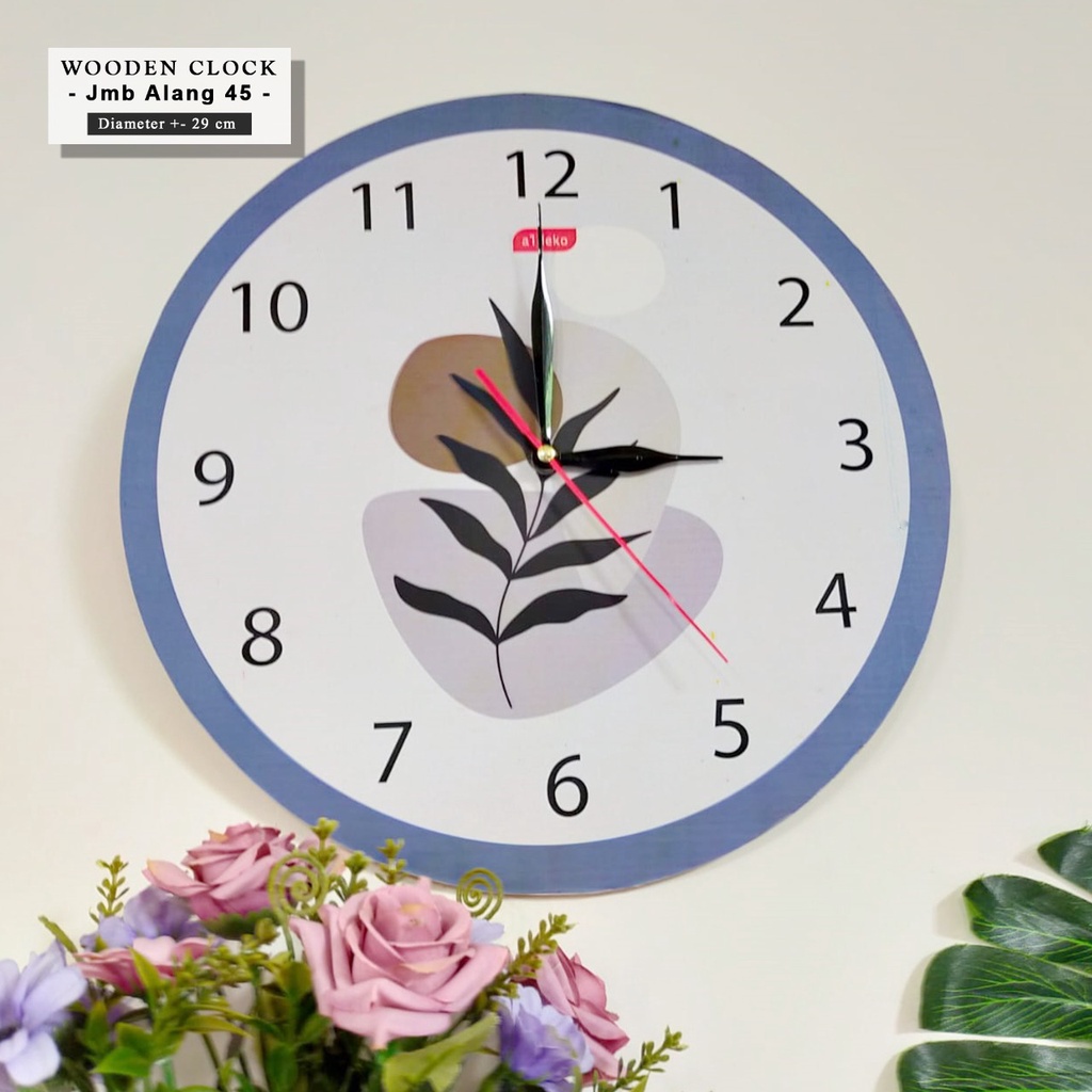 JAM DINDING BAHAN KAYU SIZE BESAR