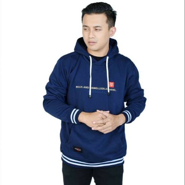 Sweater Hoodie Pria Original Rebel Id (Rip Salur)