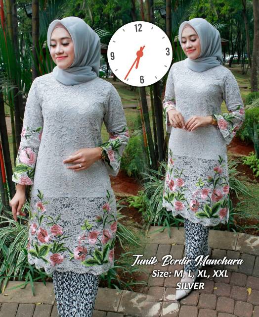 KEBAYA TUNIK BORDIR MANOHARA