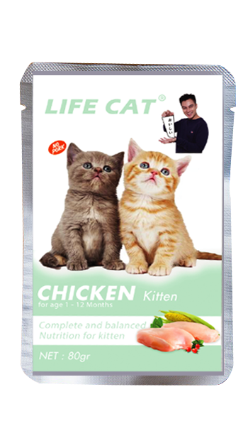 Image of LIFE CAT Pouch 85gr Wet Cat Food / Makanan Kucing Basah 85Gr #6