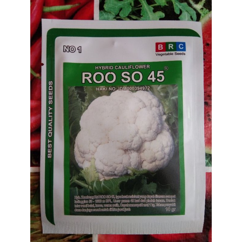 benih burkol/kembang kol ROO SO 45 F1