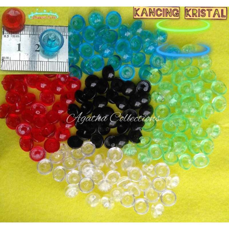 kancing hias kristal isi 1 gross( -+144biji)