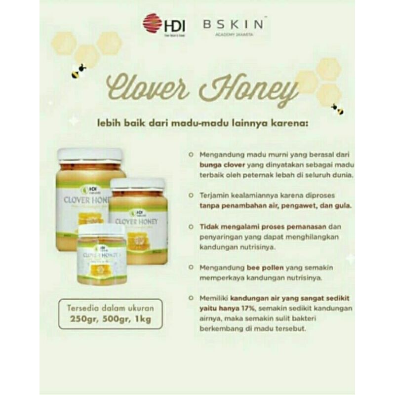 

Madu clover Honey 1000gr