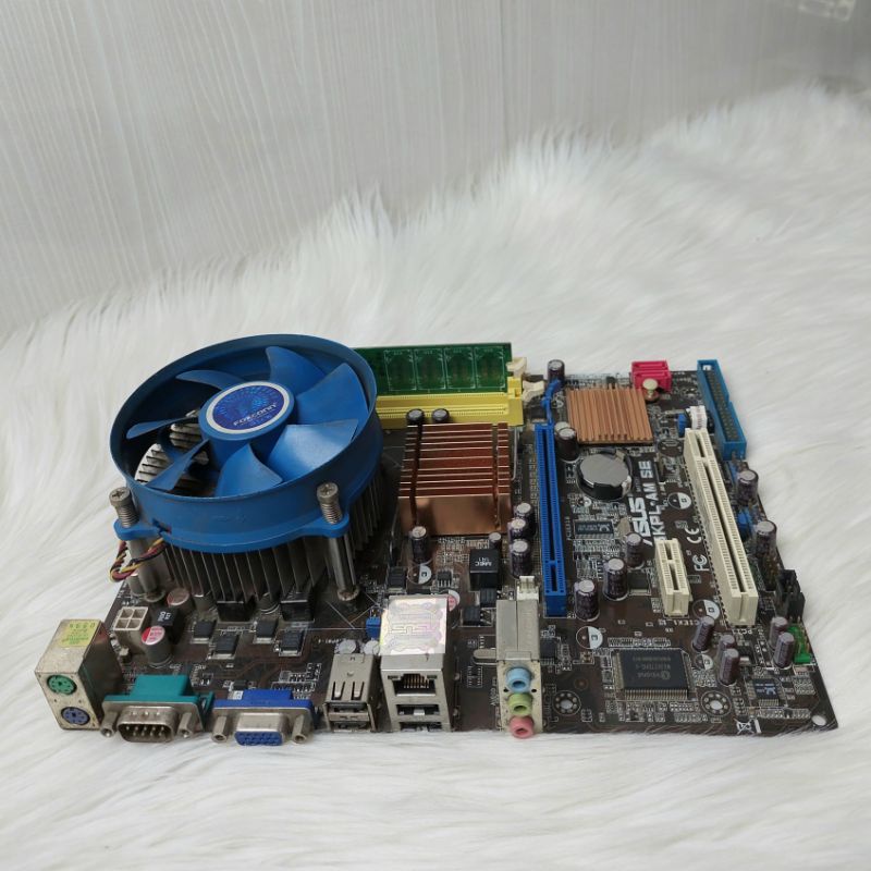 Paket Motherboard Asus P5KPL.AM SE Intel G31 LGA 775+Processor Dual core E7400+Ram 1gb