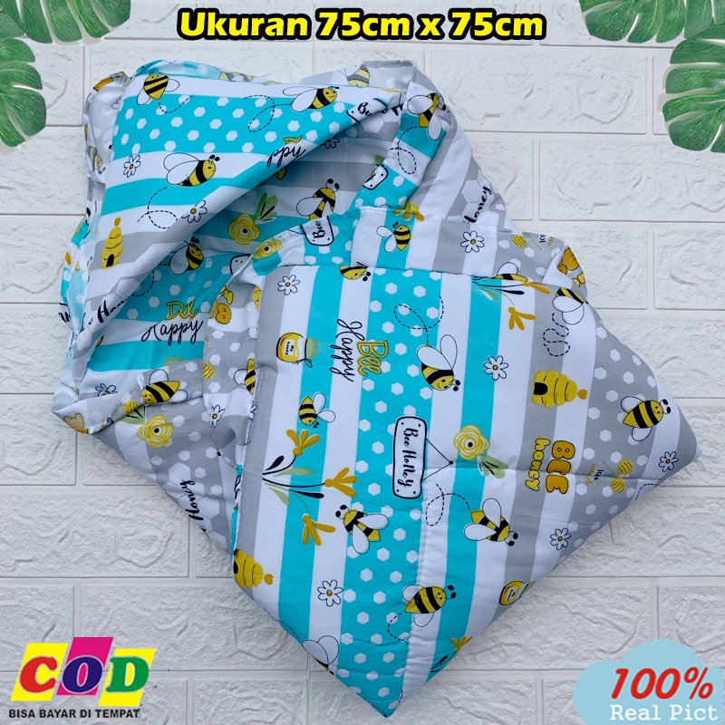 Ana Baby - Selimut Bayi Badcover Bayi Kualitas Premium Ukuran 75cm x75cm Topi Hoodye