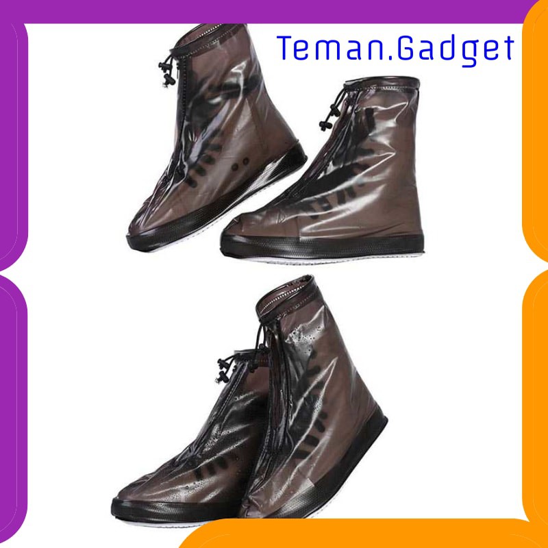 TG-FC034 GIANTEX Cover Hujan Sepatu Waterproof Semi Transparent - Z-D203-1