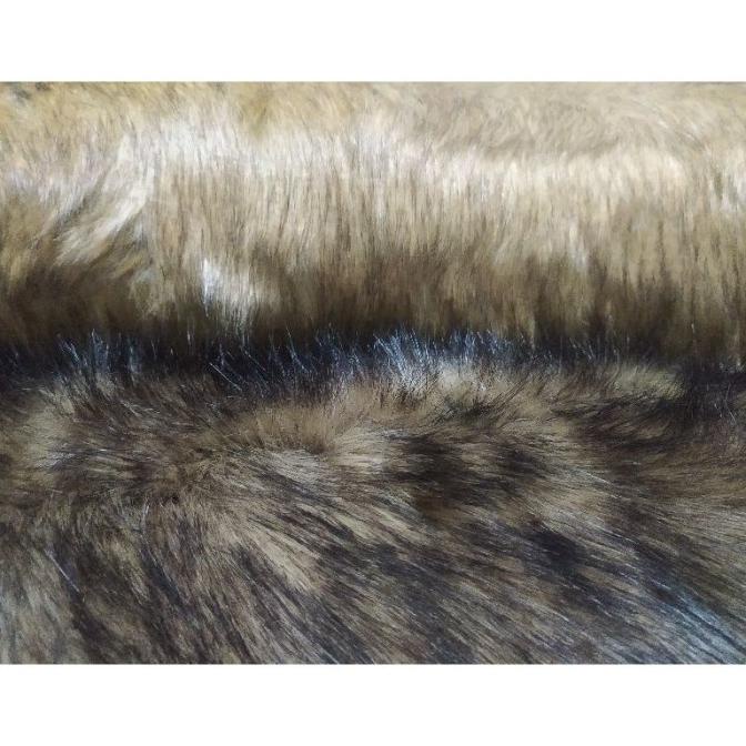 Baru 150X150Cm Animal Pattern Wolf Kain Karpet Bulu Faux Fur Motif Ne Capucinostor