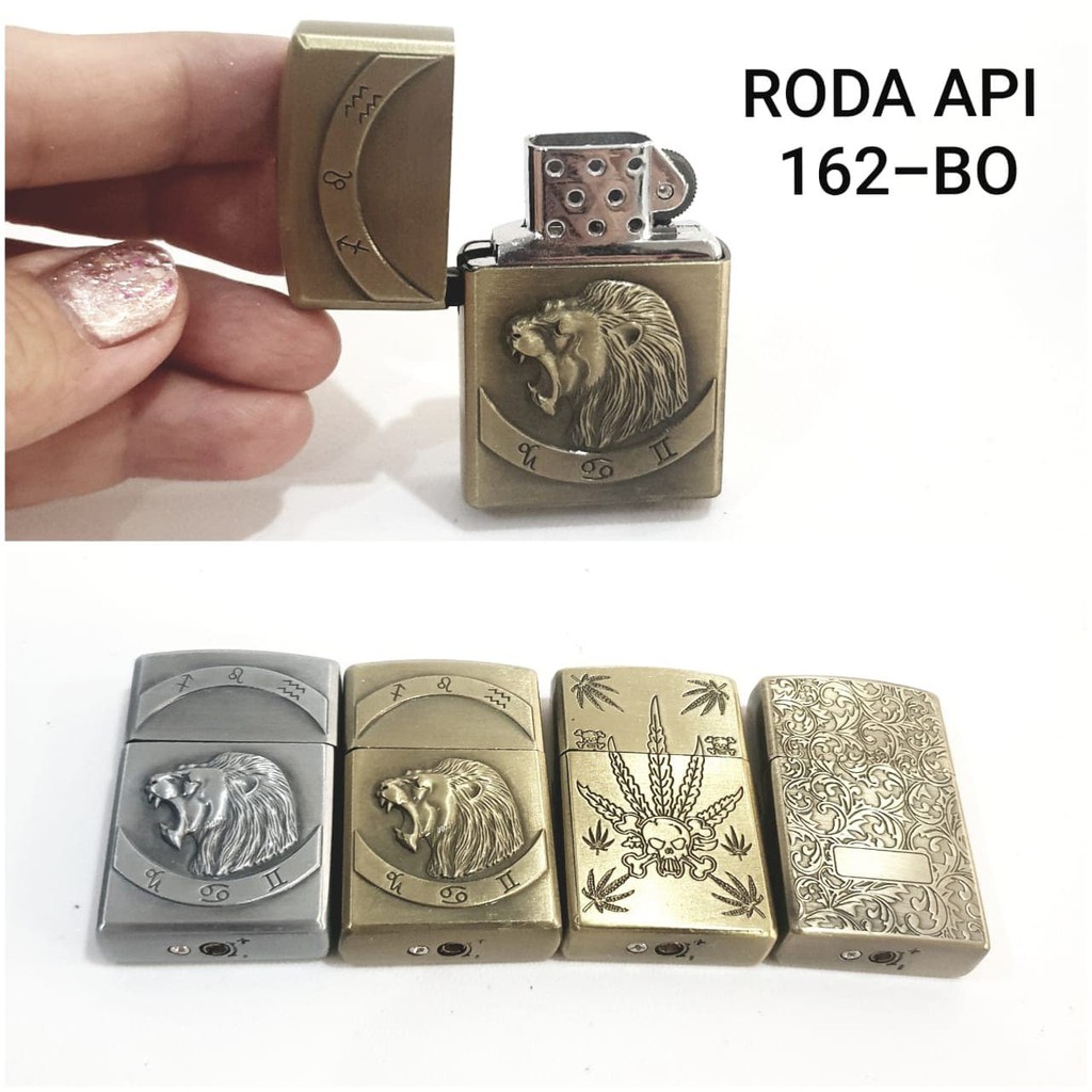 Hot Promo! KOREK API MODEL 162 BO LION MANCIS PEMANTIK LIGHTER Baru!