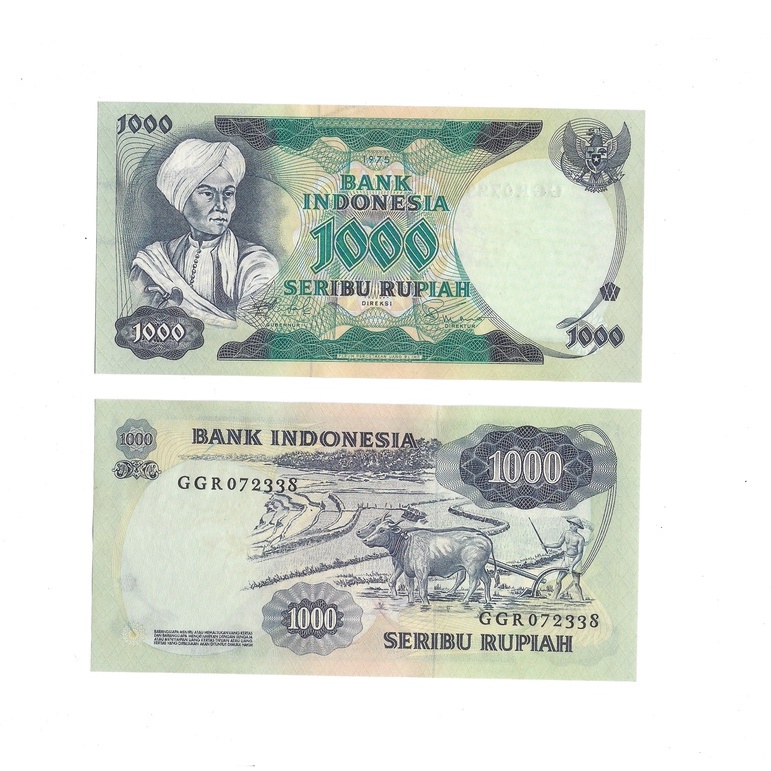Uang kuno Indonesia 1000 Rupiah 1975
