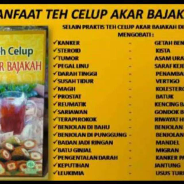 

Teh celup bajakah 100% asli