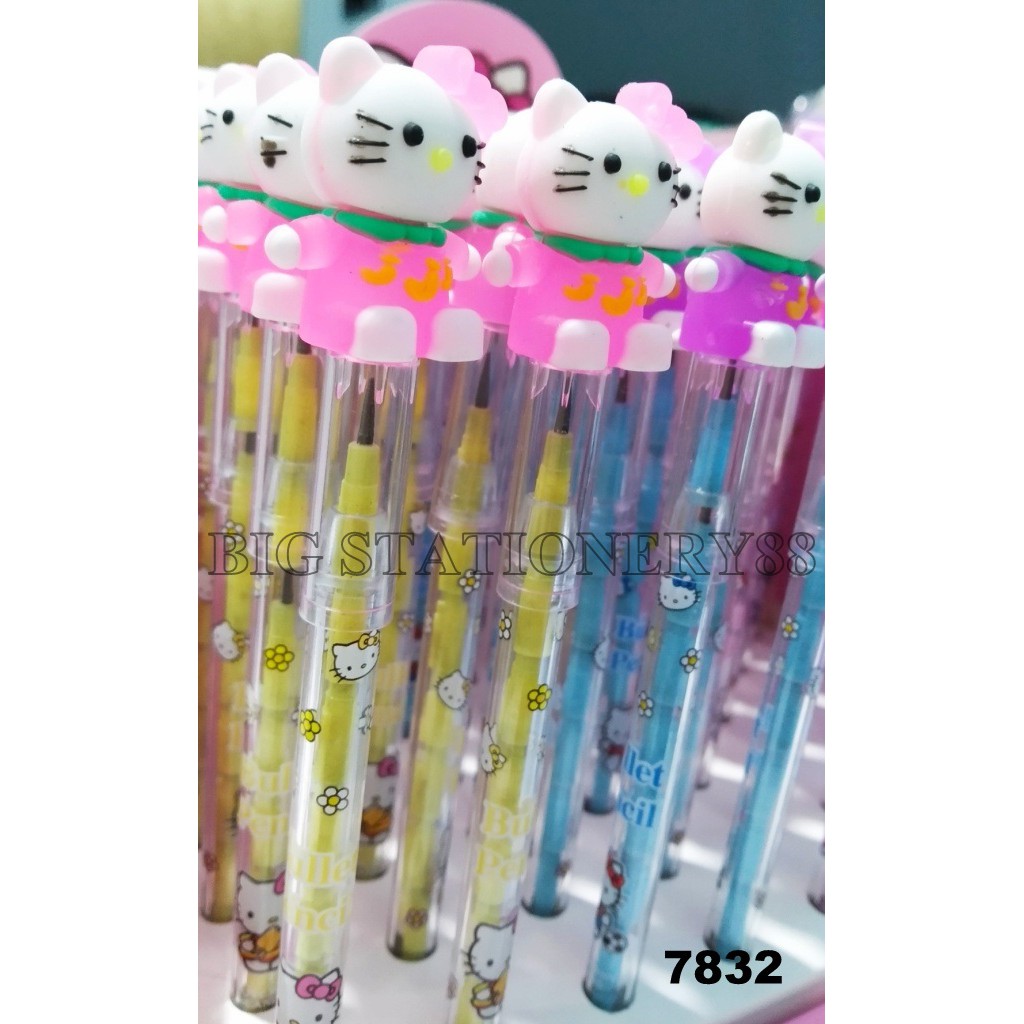 PENSIL SAMBUNG / PENSIL SUSUN / PBENSIA FANCY 904 HELLO KITTY (1X48)