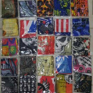 GROSIR BUFF MASKER BANDANA MURAH (min.50pcs)  Shopee 