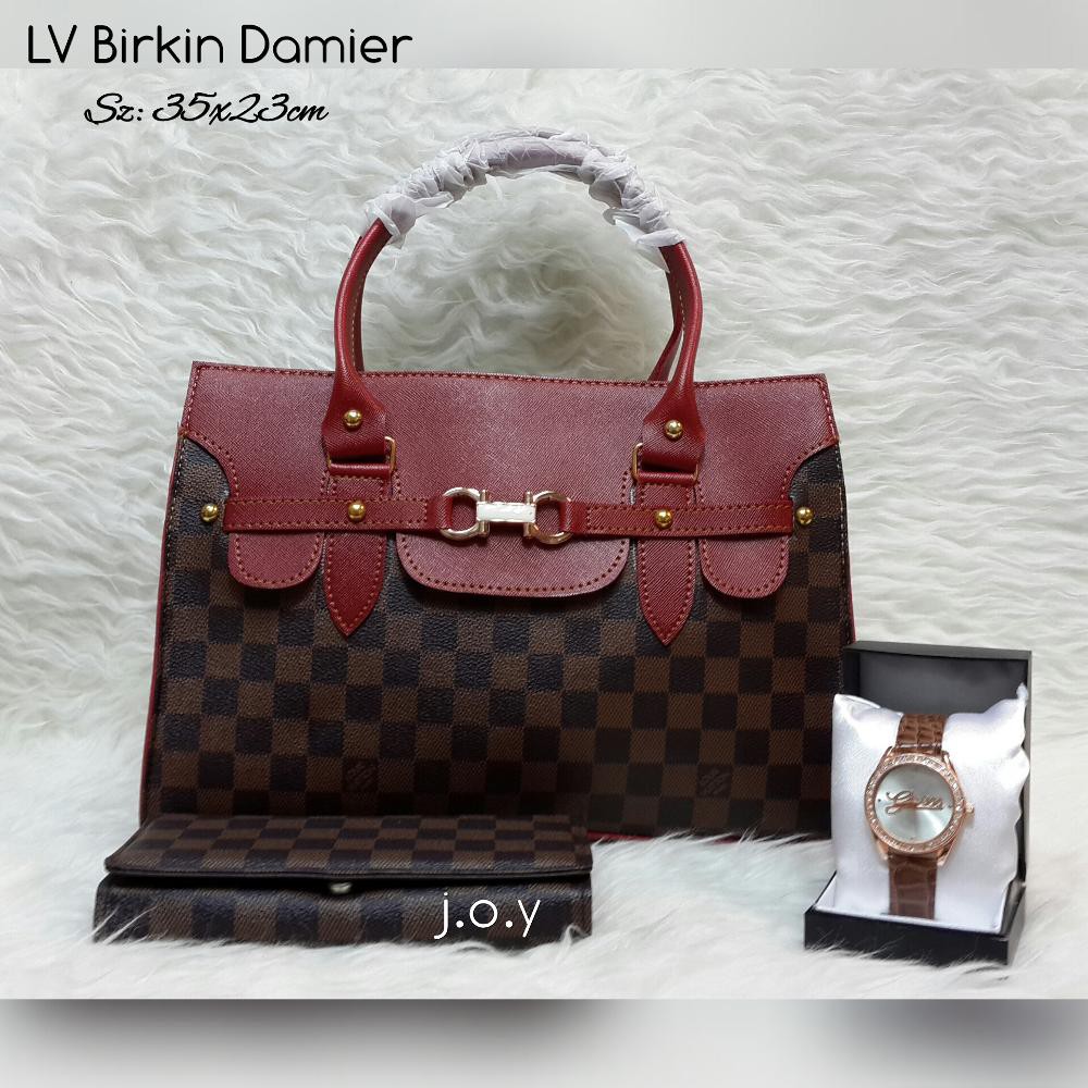 Tas Lokal/Tas Murah/Tas Paketan Murah/Paket 3in1 LV Birkin