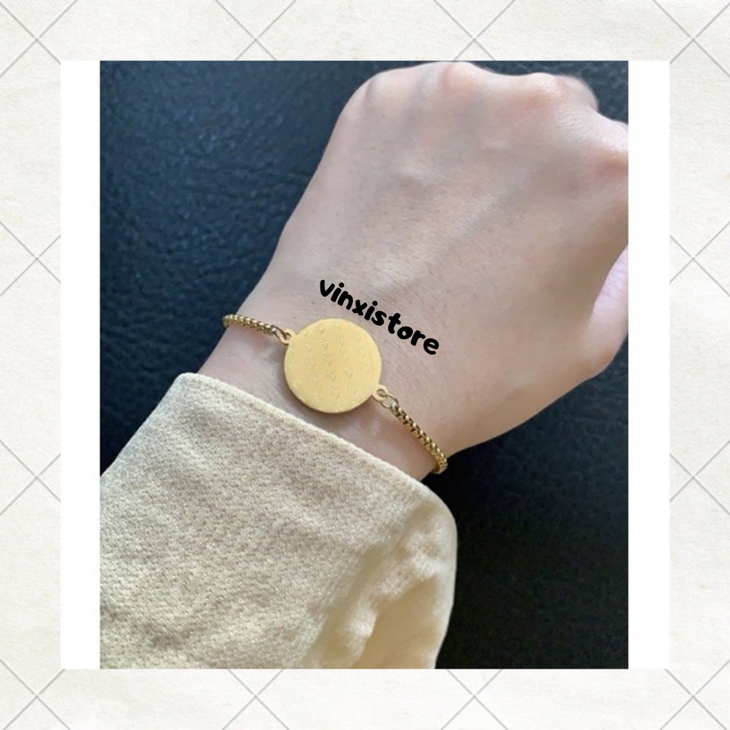 Gelang Titanium GOLD / Gelang Berlian GOLD / Gelang Ibu / Gelang wanita / Gelang Koin / Gelang Emas