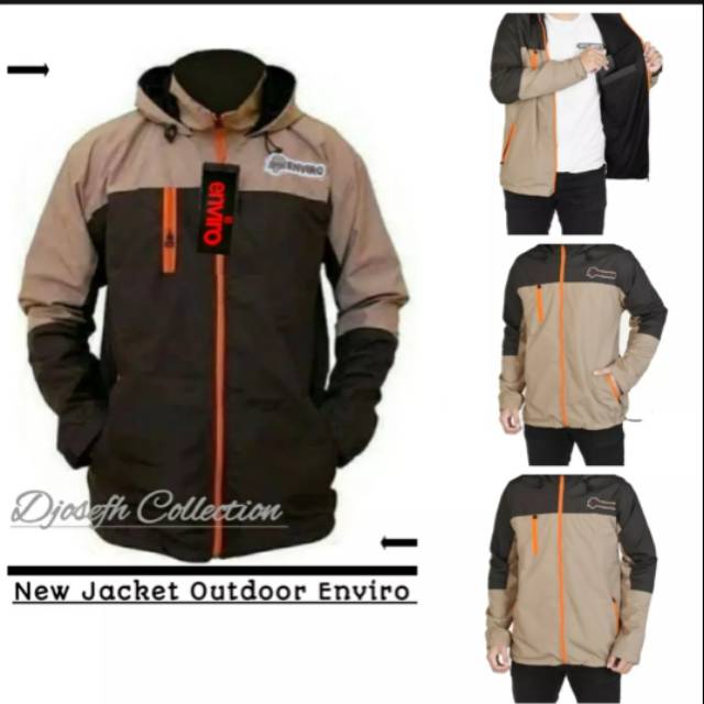 JAKET OUTDOOR PARASUT WATERPROOF ENVIRO/JAKET GUNUNG/JAKET HAIKING