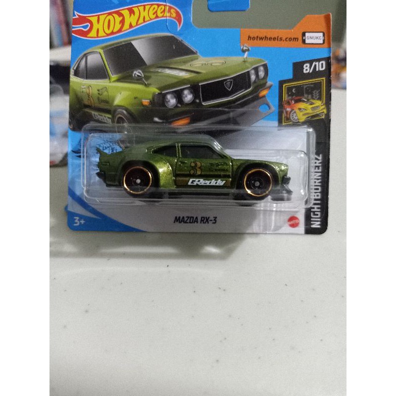 Hotwheels Mazda RX-3 Green Hotwheel Hot wheels HW