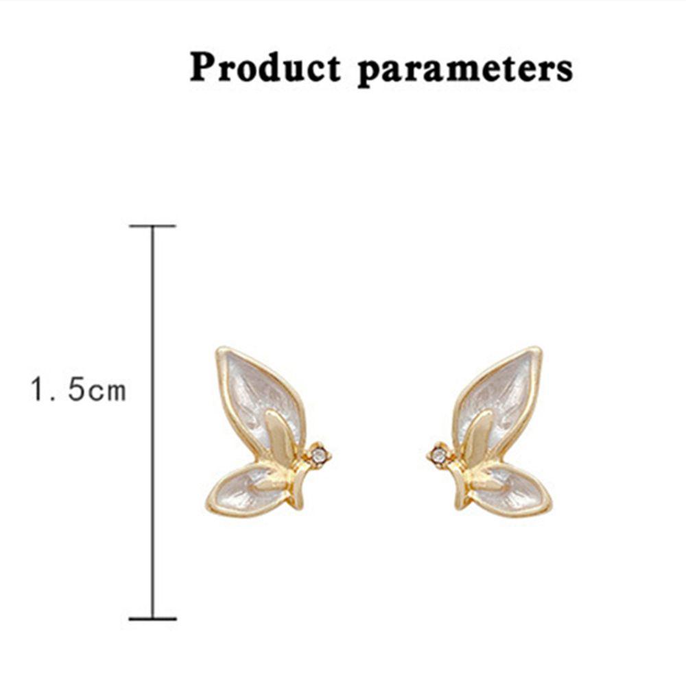 Lily Anting Kupu-Kupu Wanita Tetes Minyak Kepribadian Serbaguna Earring